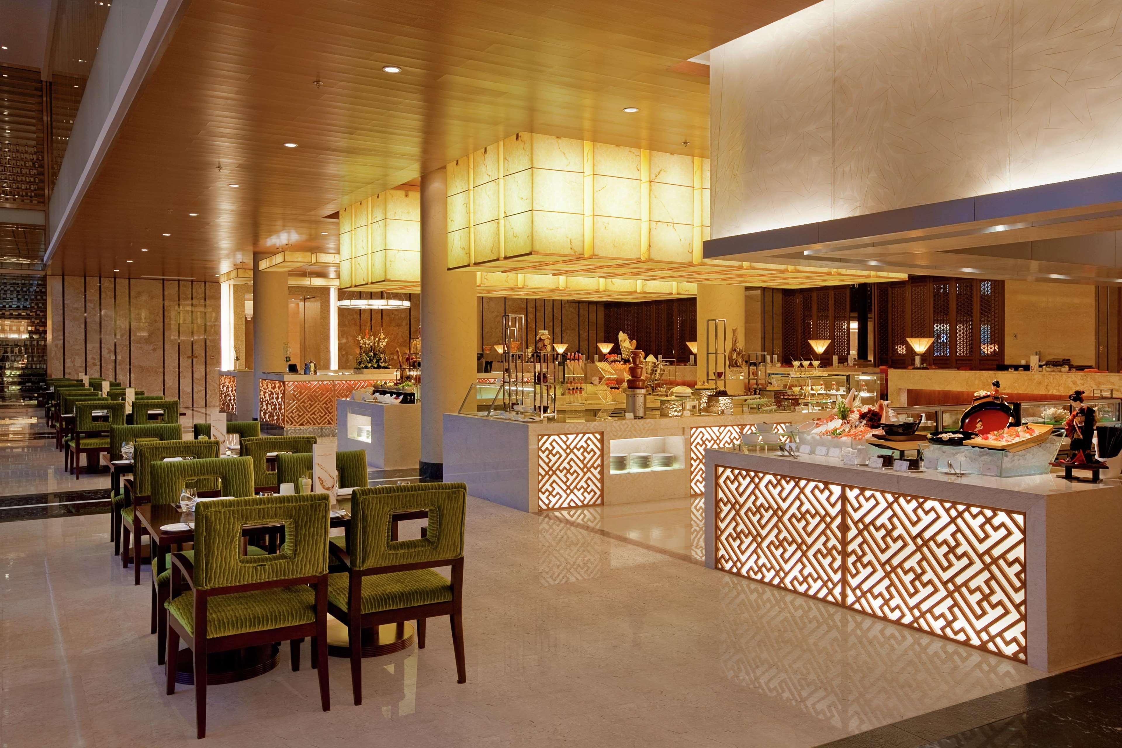 Hilton Beijing Capital Airport Otel Shunyi Restoran fotoğraf
