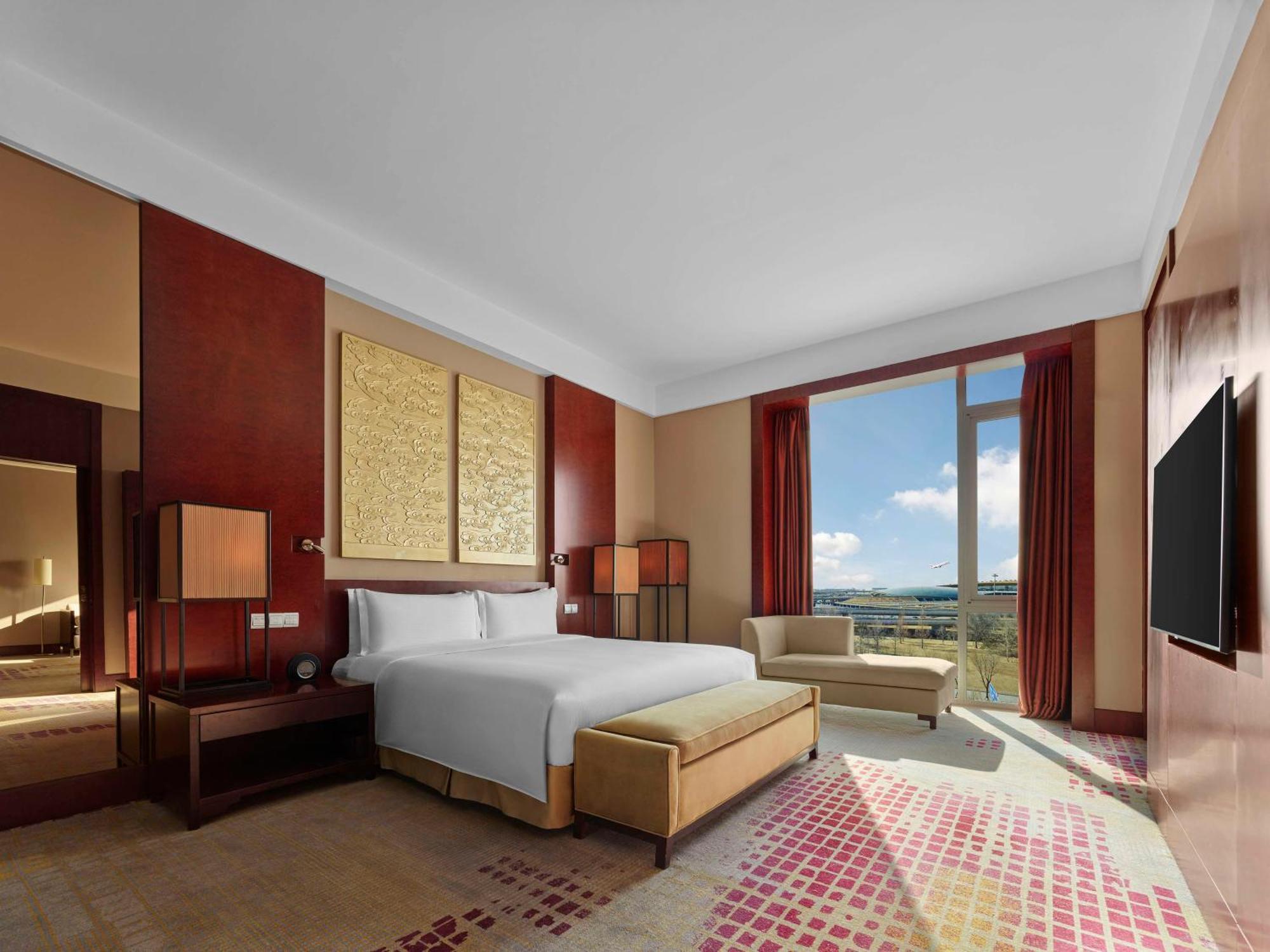 Hilton Beijing Capital Airport Otel Shunyi Dış mekan fotoğraf